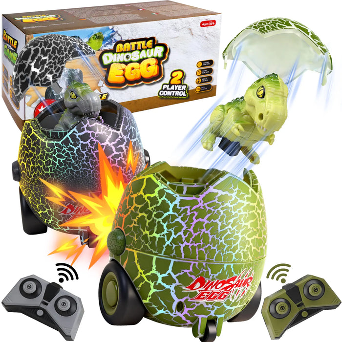 Remote Control Dinosaur Egg Battle Toys — 2 Pack