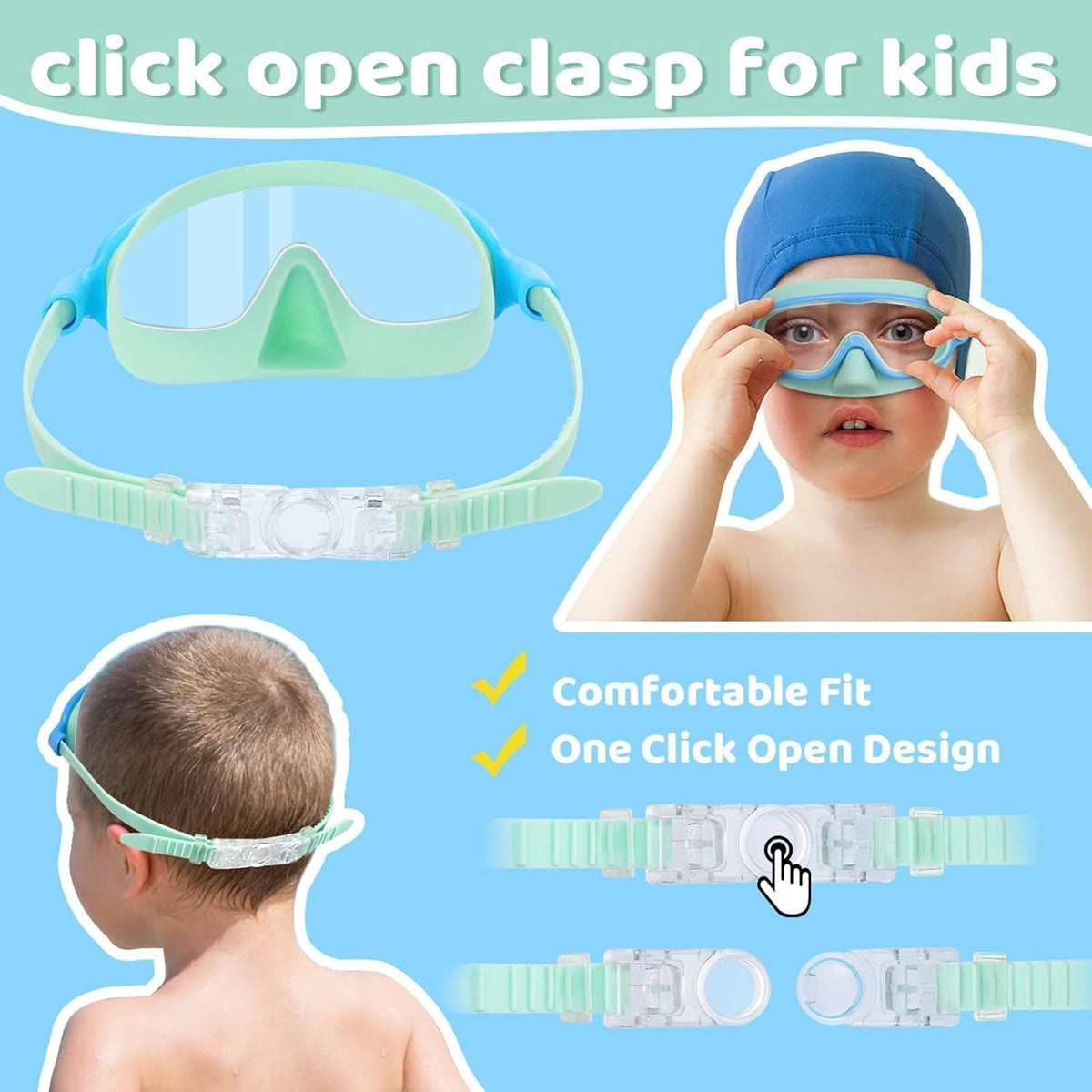 Kids Nose-Cover Goggles — Quick Release - detail image 8