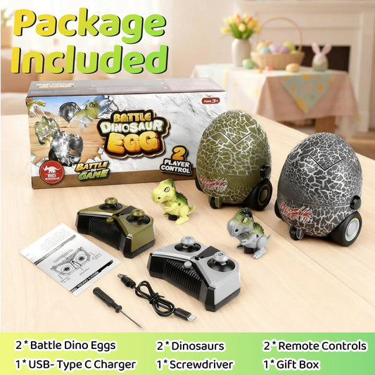 Remote Control Dinosaur Egg Battle Toys — 2 Pack - image 2