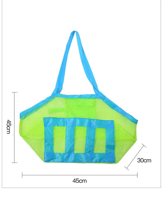 Vvinca Beach Toy Mesh Beach Bag