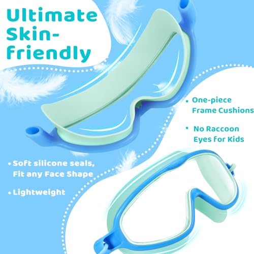 Kids Wide-View Goggles — Choose Your Strap