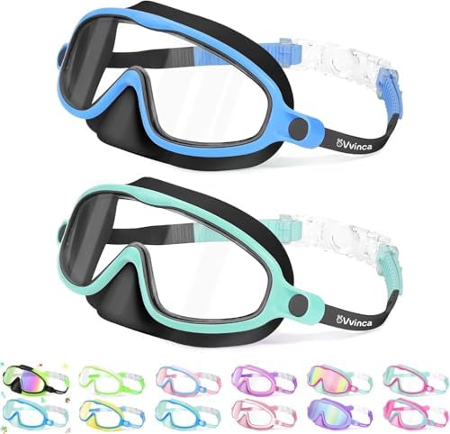 Kids Nose-Cover Goggles — Quick Release - Little (3–6) / Blue Black+Green Black