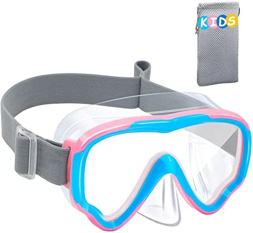 Kids Fabric-Strap Dive Masks — 2 Pack - Color Set 01