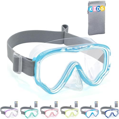 Kids Fabric-Strap Dive Masks — 2 Pack - Color Set 02