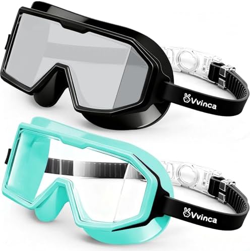 Kids Three-Window Wide-View Goggles — 2 Pack