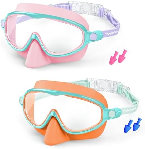 Kids Nose-Cover Goggles — Quick Release - Kids (6–12) / Pink Mint Purple/Clear+Orange Mint/Clear