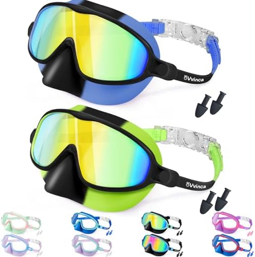 Kids Nose-Cover Goggles — Quick Release - Kids (6–12) / Color Set 10