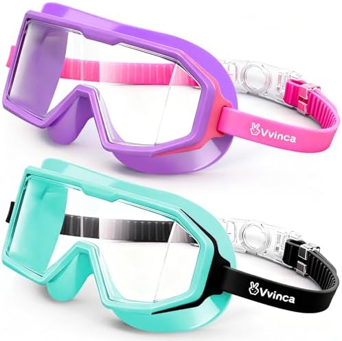 Kids Three-Window Wide-View Goggles — 2 Pack - Color Set 03