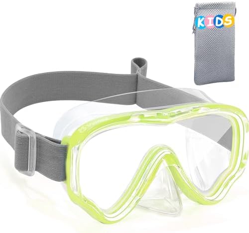 Kids Fabric-Strap Dive Masks — 2 Pack - Color Set 06