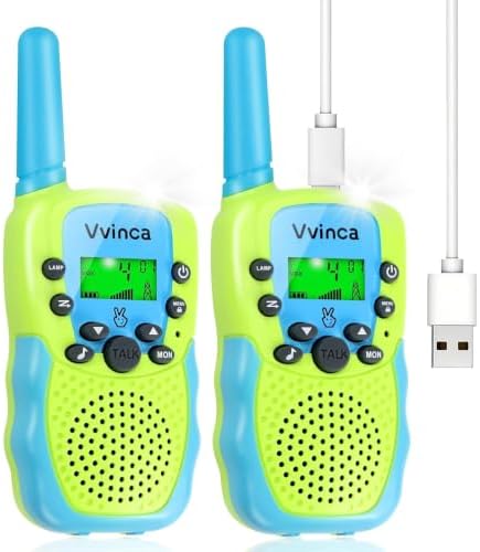 Rechargeable Kids Walkie Talkies - 2 Pack / Color Set 13