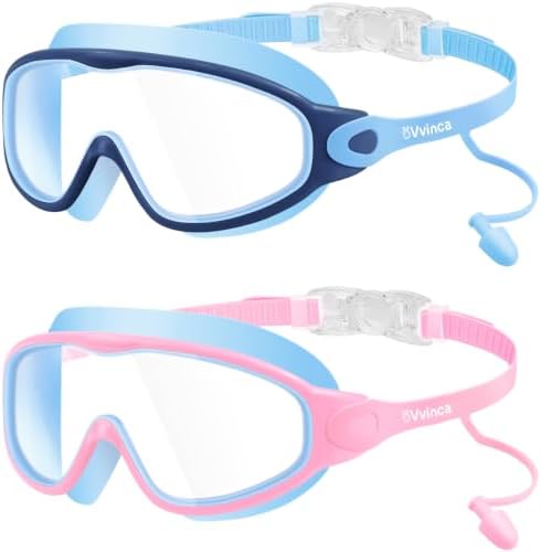 Kids Wide-View Goggles with Earplugs - Color Set 03