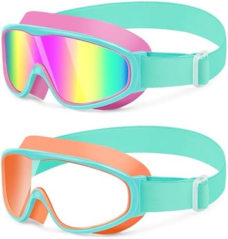 Kids Wide-View Goggles — Choose Your Strap - Fabric / Color Set 10