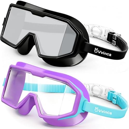 Kids Three-Window Wide-View Goggles — 2 Pack - Color Set 04