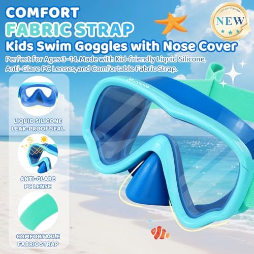 Kids Fabric-Strap Dive Mask