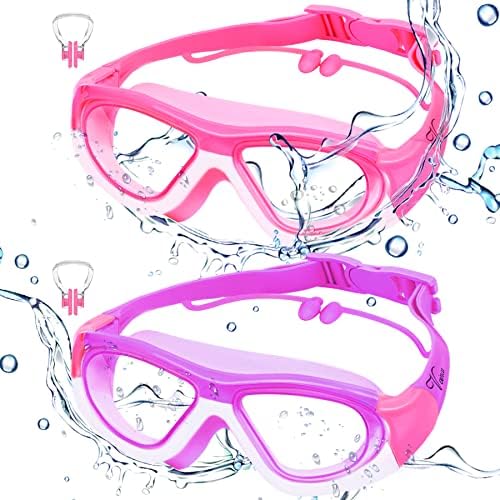 Kids Training Goggles - Pink White+Purple Pink