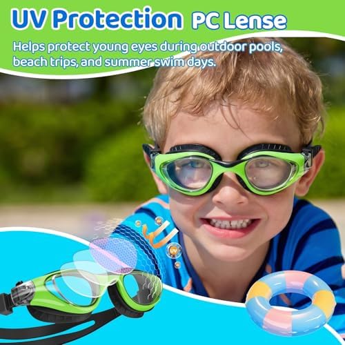 Kids Compact Wave-Strap Goggles