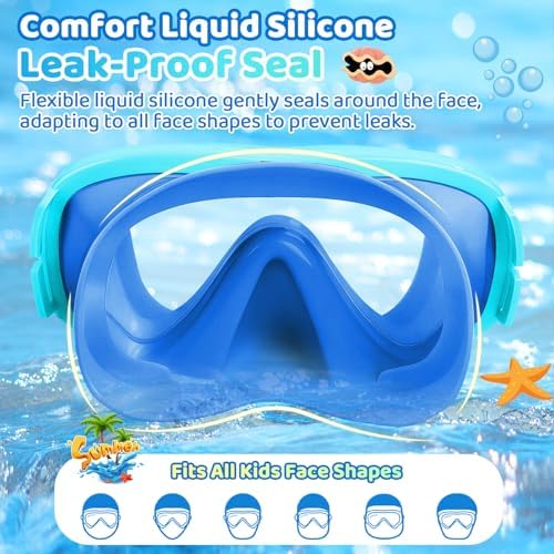 Kids Fabric-Strap Dive Mask