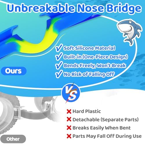 Kids Swim Goggles — 3 Pack
