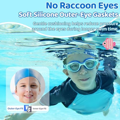 Kids Compact Two-Tone Goggles
