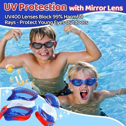 Kids Square Goggles — Choose Your Strap