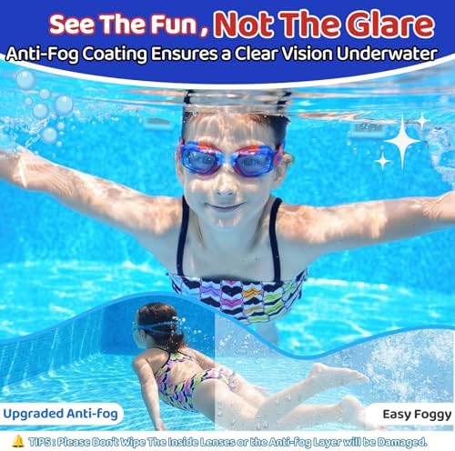 Kids Square Goggles — Choose Your Strap