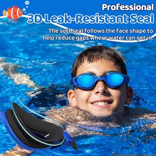 Kids Compact Wave-Strap Goggles