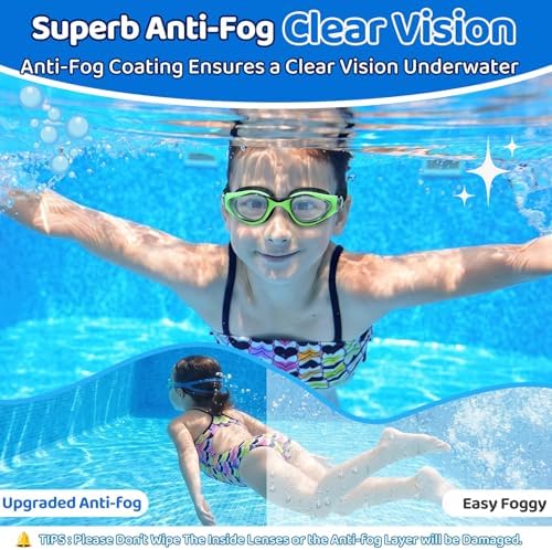 Kids Compact Wave-Strap Goggles