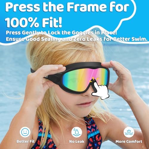 Kids Wide-View Goggles with Earplugs