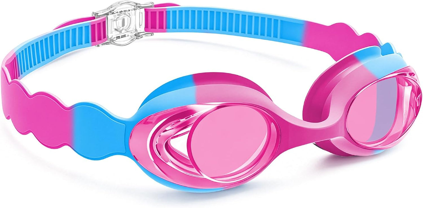 Kids Compact Wave-Strap Goggles - 1 Pack / Color Set 02