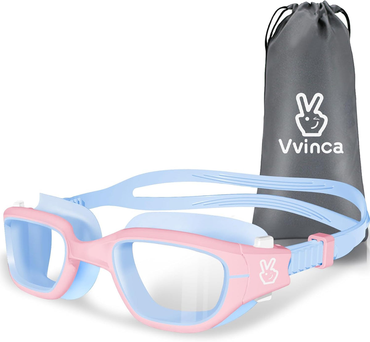 Kids Performance Goggles — PG - 1 Pack — Blue Pink · Clear Lens