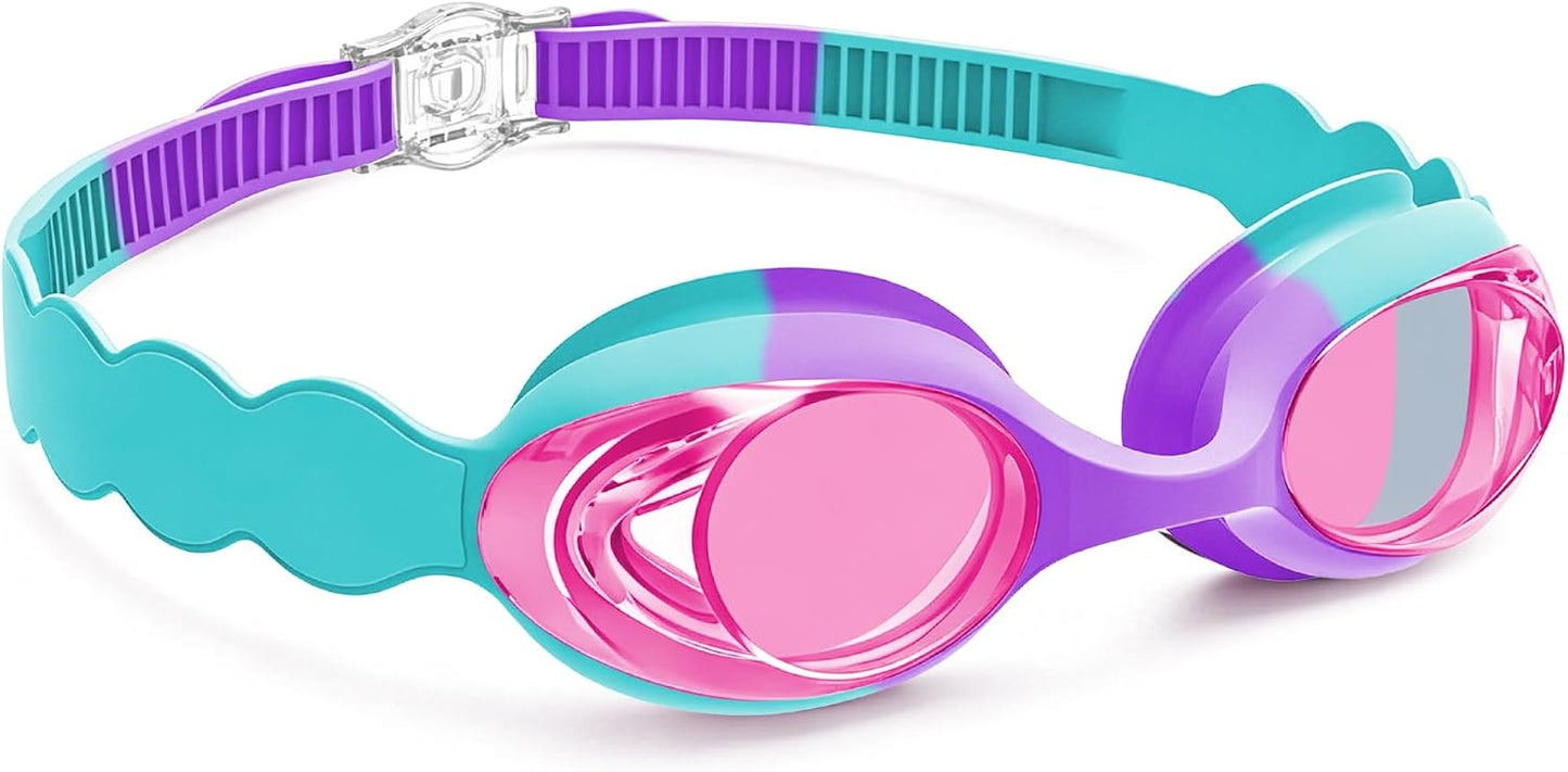 Kids Compact Wave-Strap Goggles - 1 Pack / Color Set 03