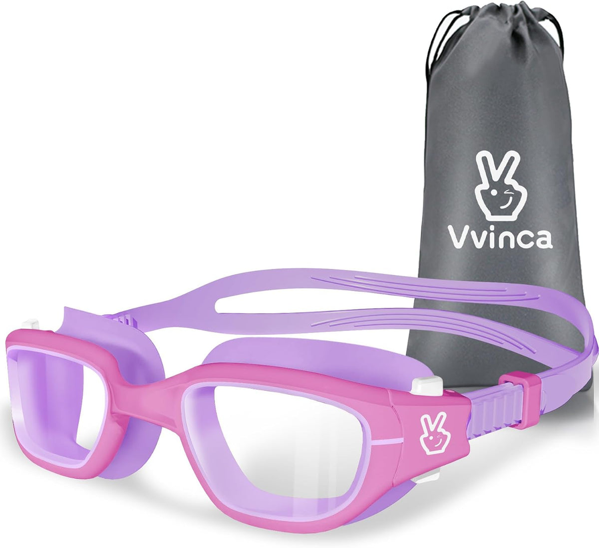 Kids Performance Goggles — PG - 1 Pack — Purple Magenta · Clear Lens