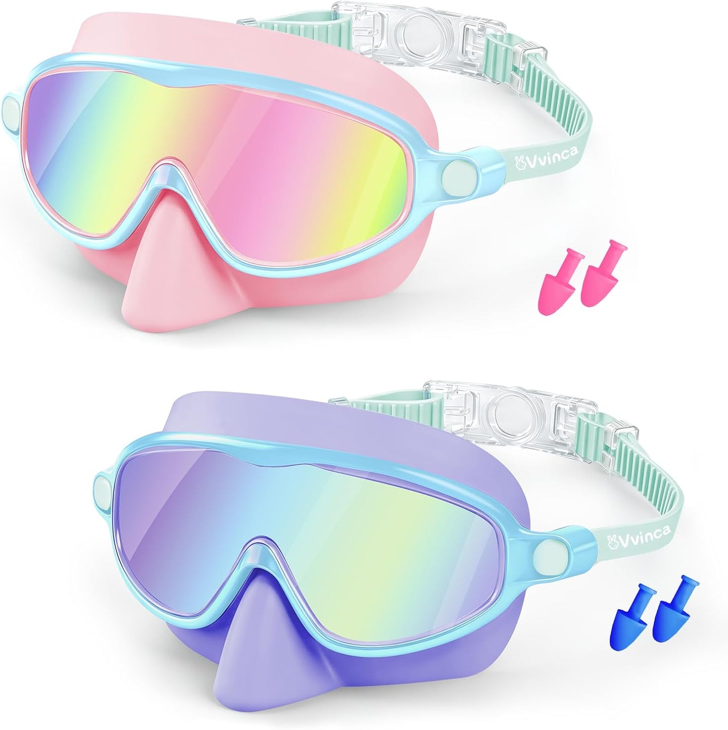 Kids Nose-Cover Goggles — Quick Release - Kids (6–12) / Color Set 05