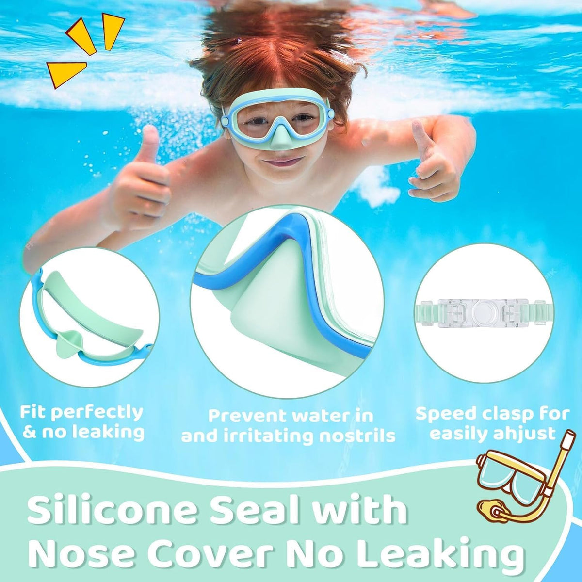 Kids Nose-Cover Goggles — Quick Release - detail image 4