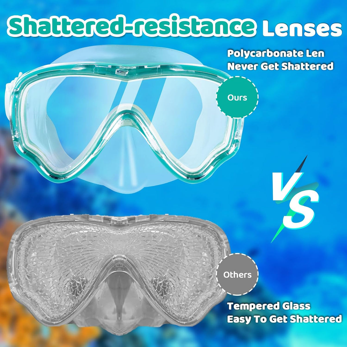 Kids Protective-Band Dive Mask - detail image 8