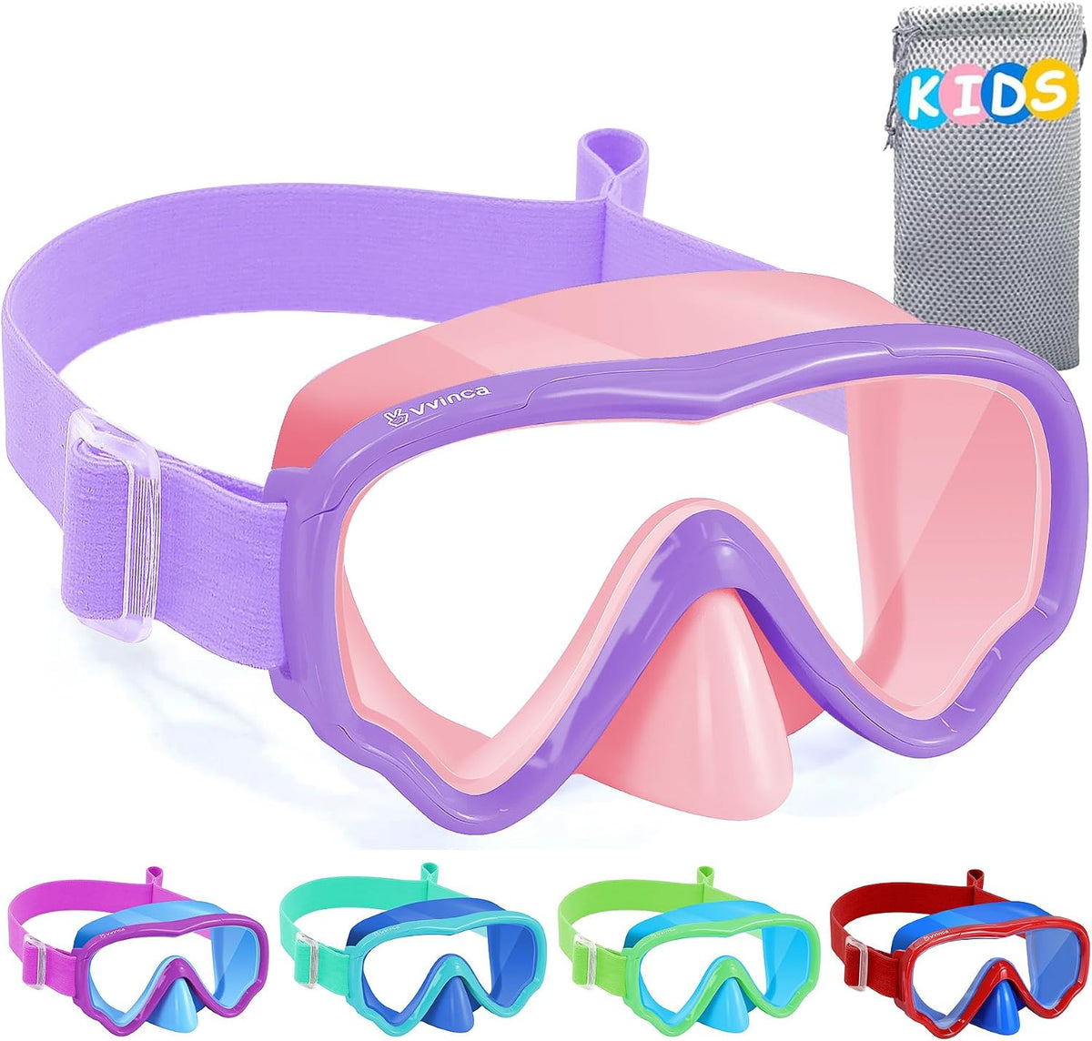 Kids Fabric-Strap Dive Mask - variant A1001674 MAIN