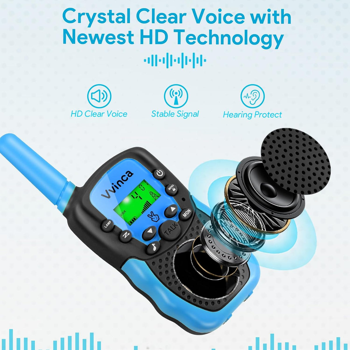 Rechargeable Kids Walkie Talkies - detail image 4