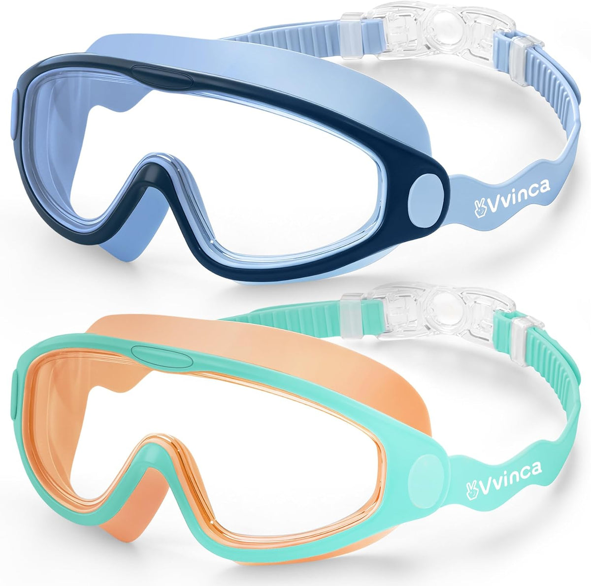Kids Wide-View Wave-Strap Goggles - variant A02028785 MAIN