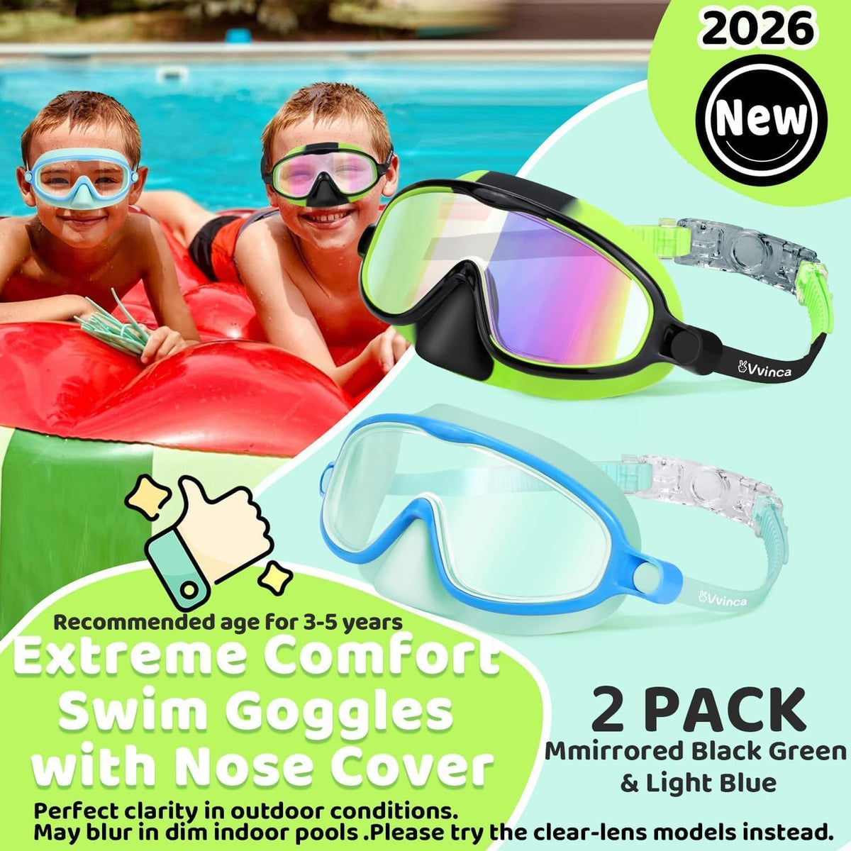 Kids Nose-Cover Goggles — Quick Release - detail image 3