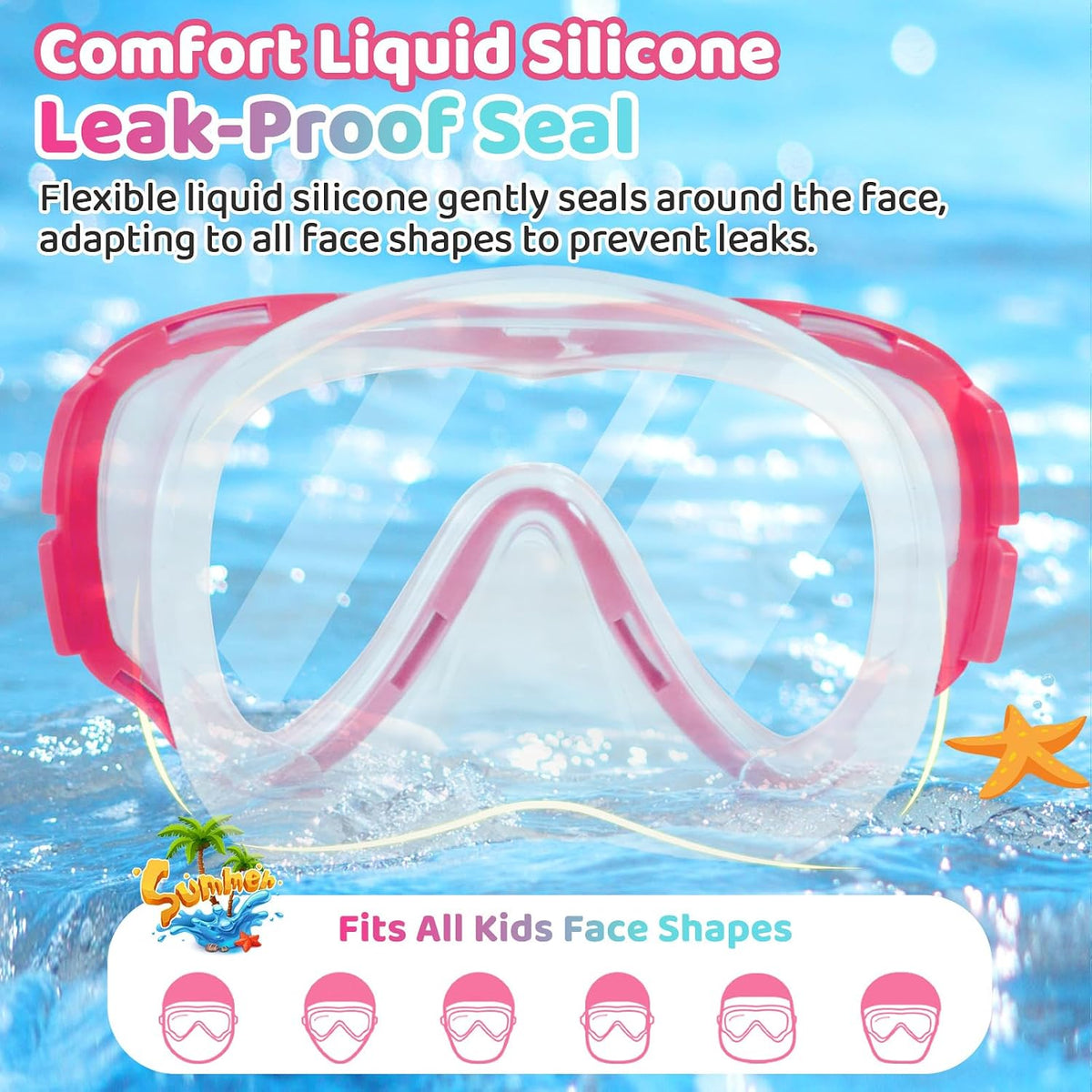 Kids Dive Mask & Snorkel Set - detail image 4