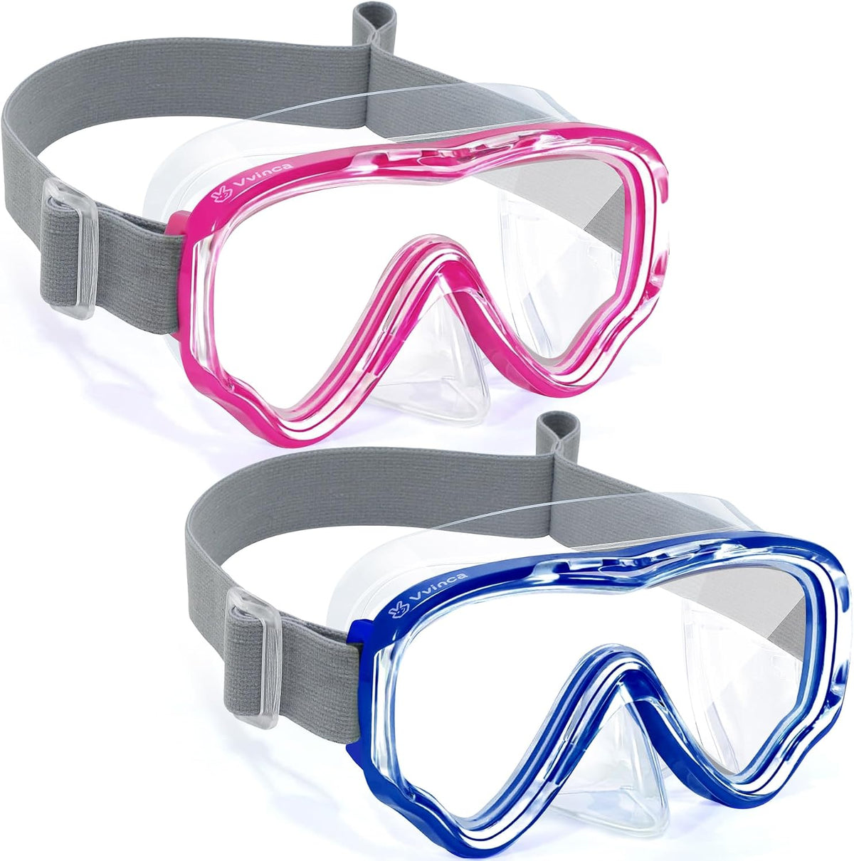 Kids Fabric-Strap Dive Masks — Choose Your Pack - variant A000689 MAIN