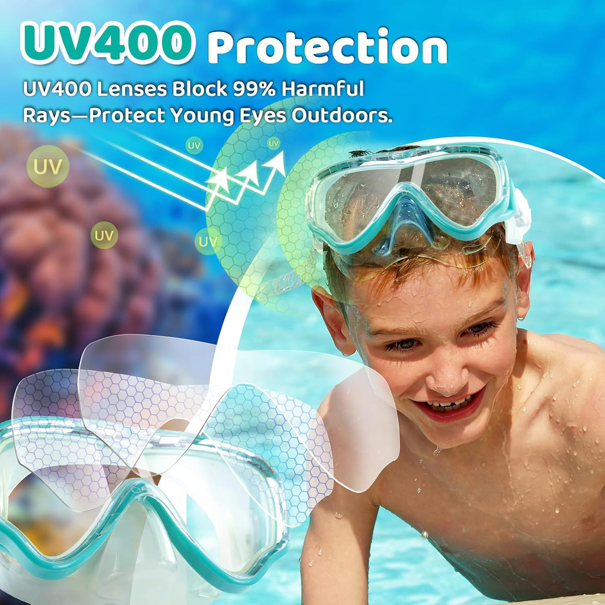 Kids Protective-Band Dive Mask - detail image 7