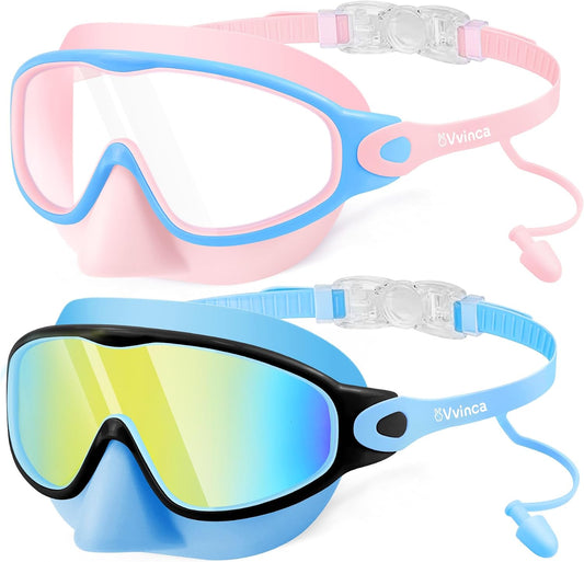 Kids Wide-View Goggles with Earplugs - variant A02029494 MAIN