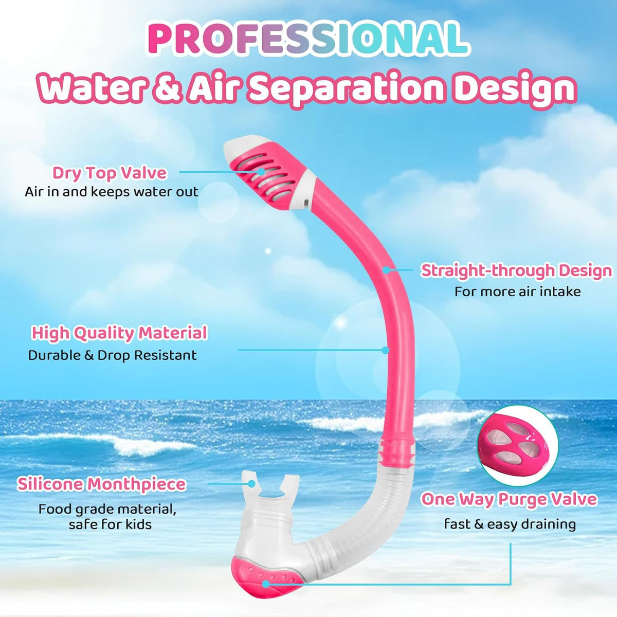 Kids Dive Mask & Snorkel Set - detail image 6