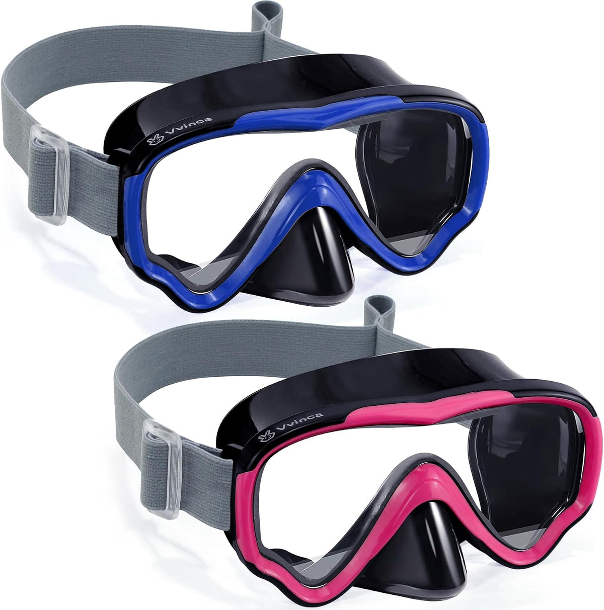Kids Fabric-Strap Dive Masks — Choose Your Pack - variant A000688 MAIN