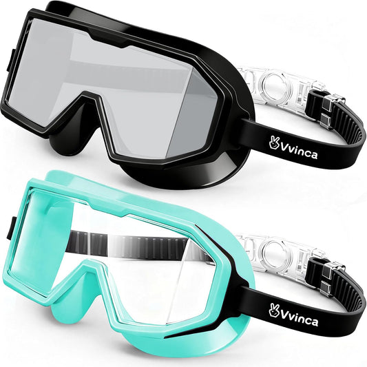 Kids Three-Window Wide-View Goggles — 2 Pack - Color Set 01