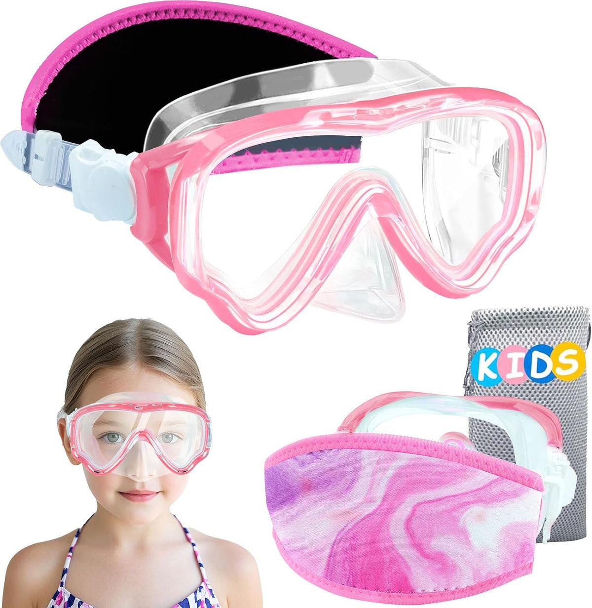 Kids Protective-Band Dive Mask - variant A001152 MAIN