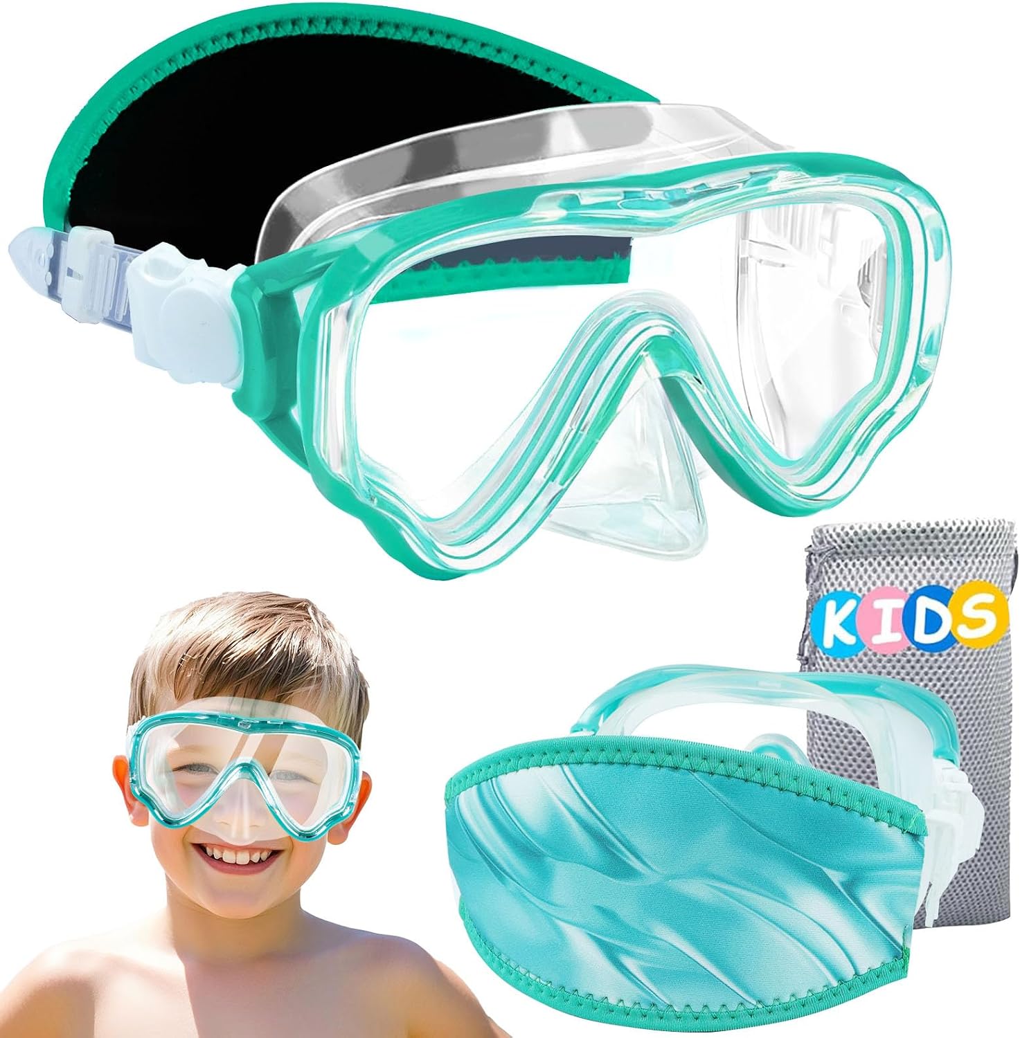 Kids Protective-Band Dive Mask - Color Set 01