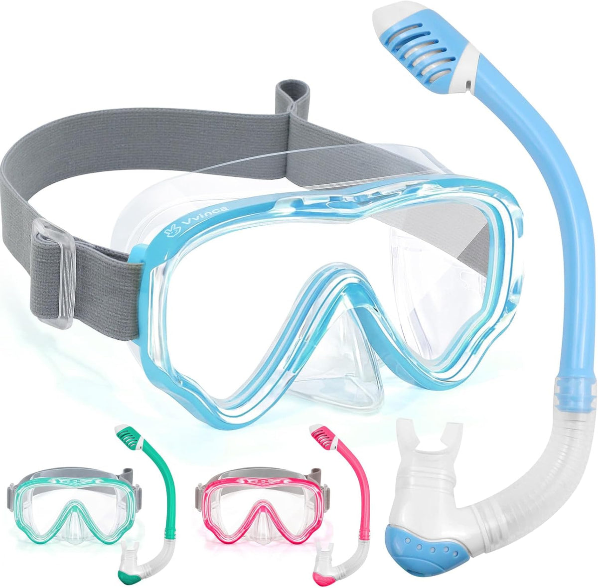 Kids Dive Mask & Snorkel Set - variant A000664 MAIN