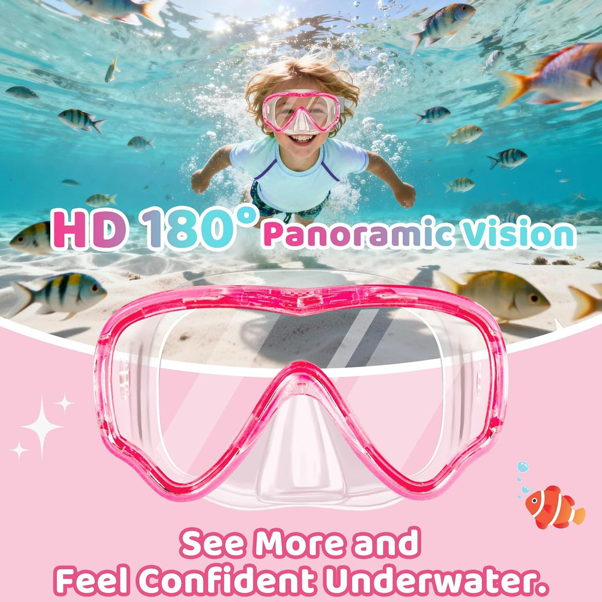 Kids Dive Mask & Snorkel Set - detail image 5